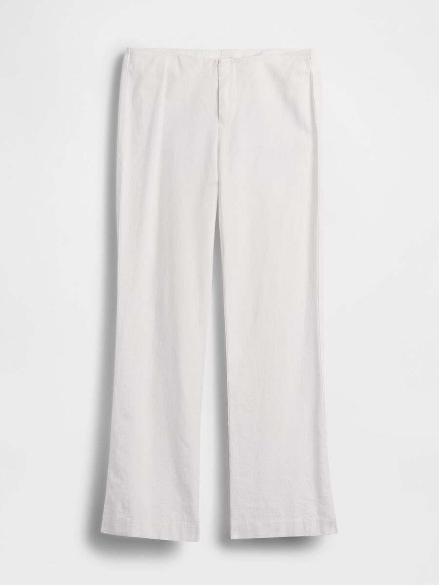 Wide-leg linen-blend trousers_6