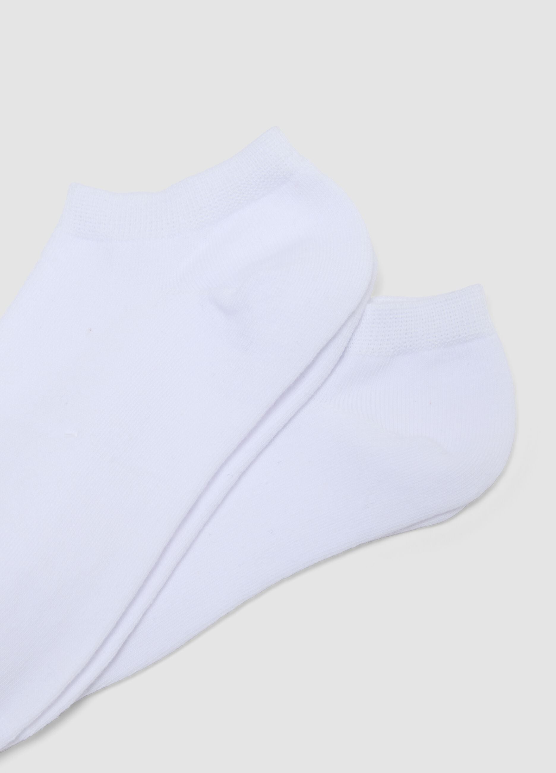 3-pack of white organic cotton socks
