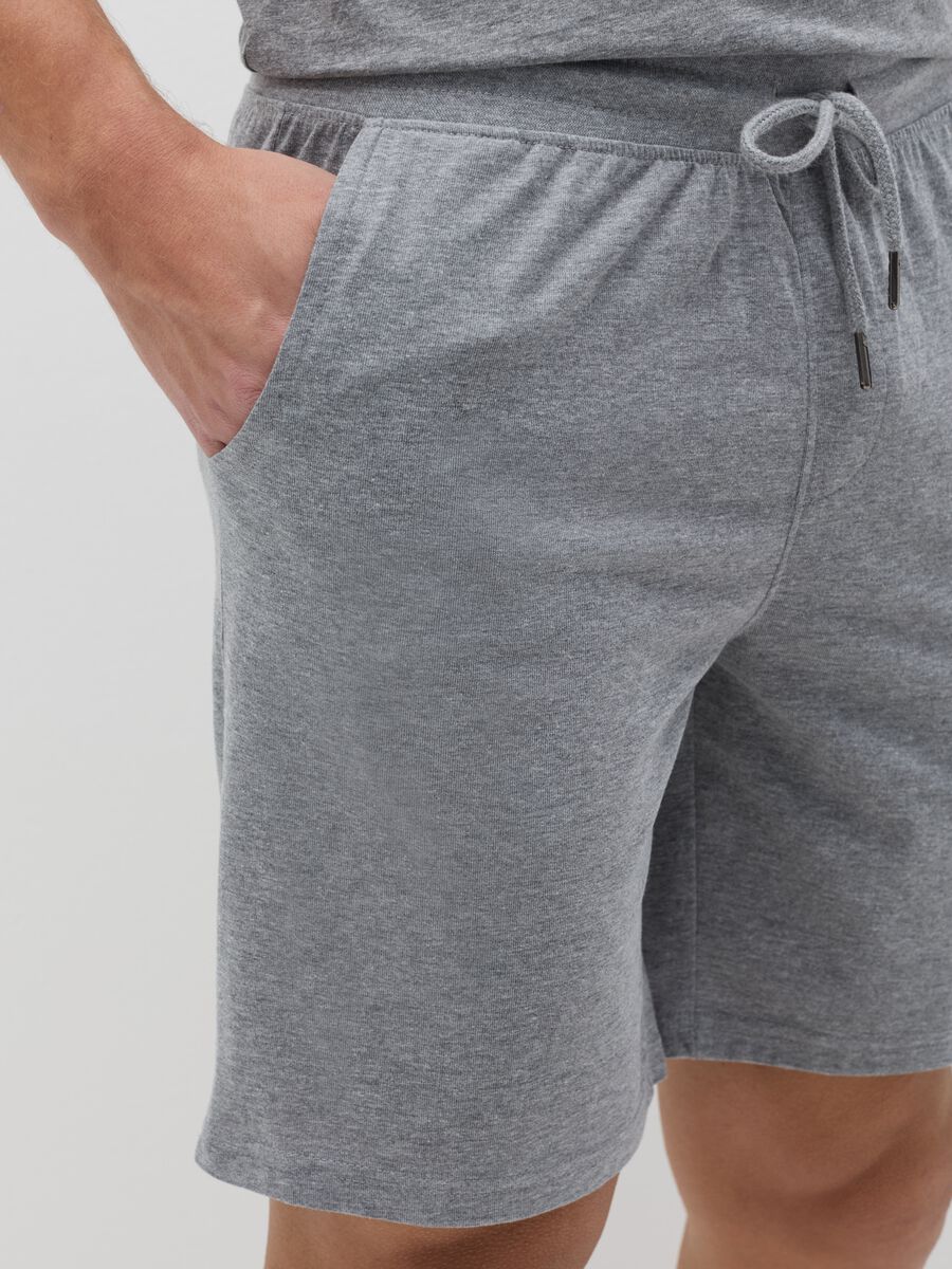Short pyjama trousers with drawstring_2