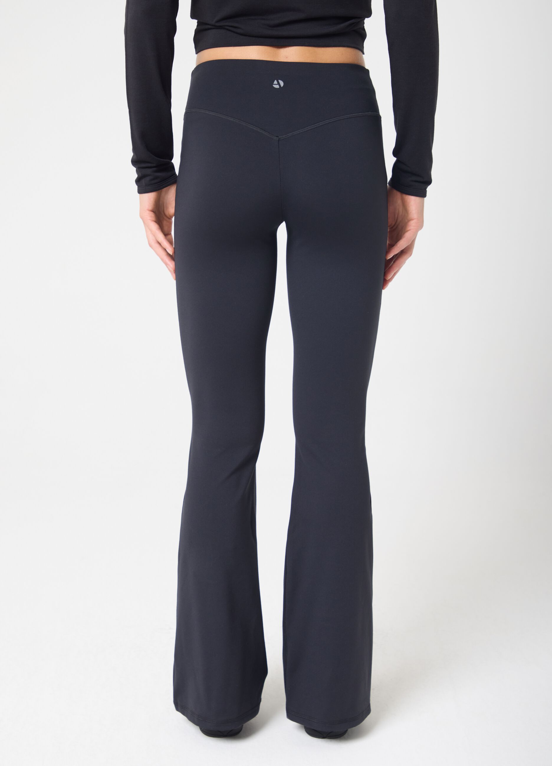 ALTAVIA STUDIO technical fabric flared leggings