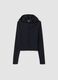 Full-Zip Yoga Hoodie Fitted Black_0