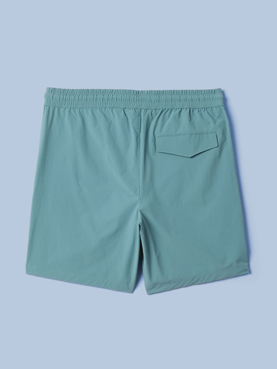 Green ALTAVIA SAILING shorts in stretch fabric_5