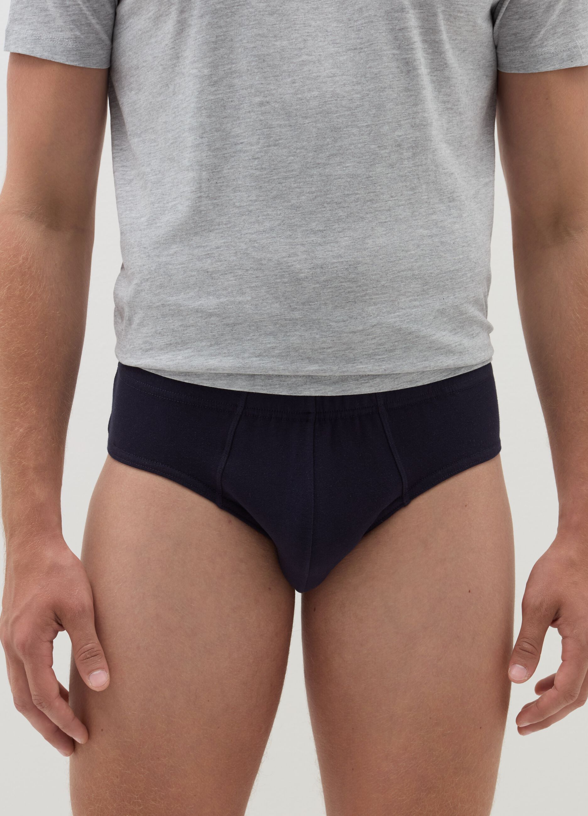 Tripack slip in cotone bio stretch