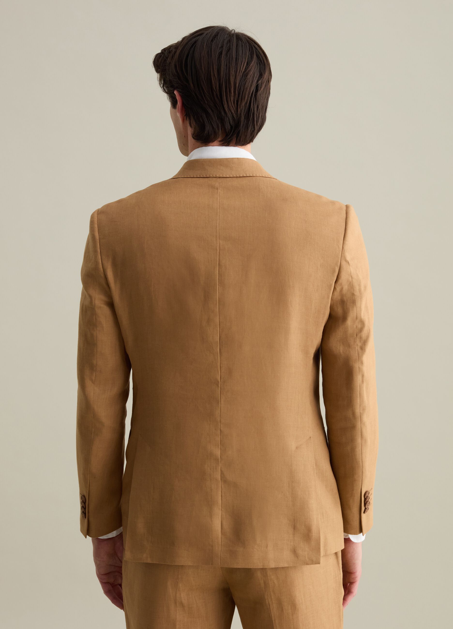 Blazer monopetto regular fit in lino Contemporary