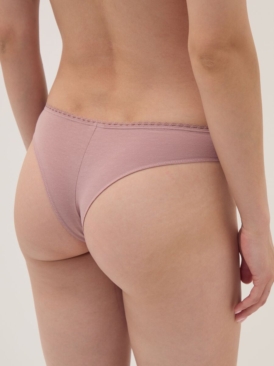 Tripack di slip brasiliana multicolor in cotone organico elasticizzato_2