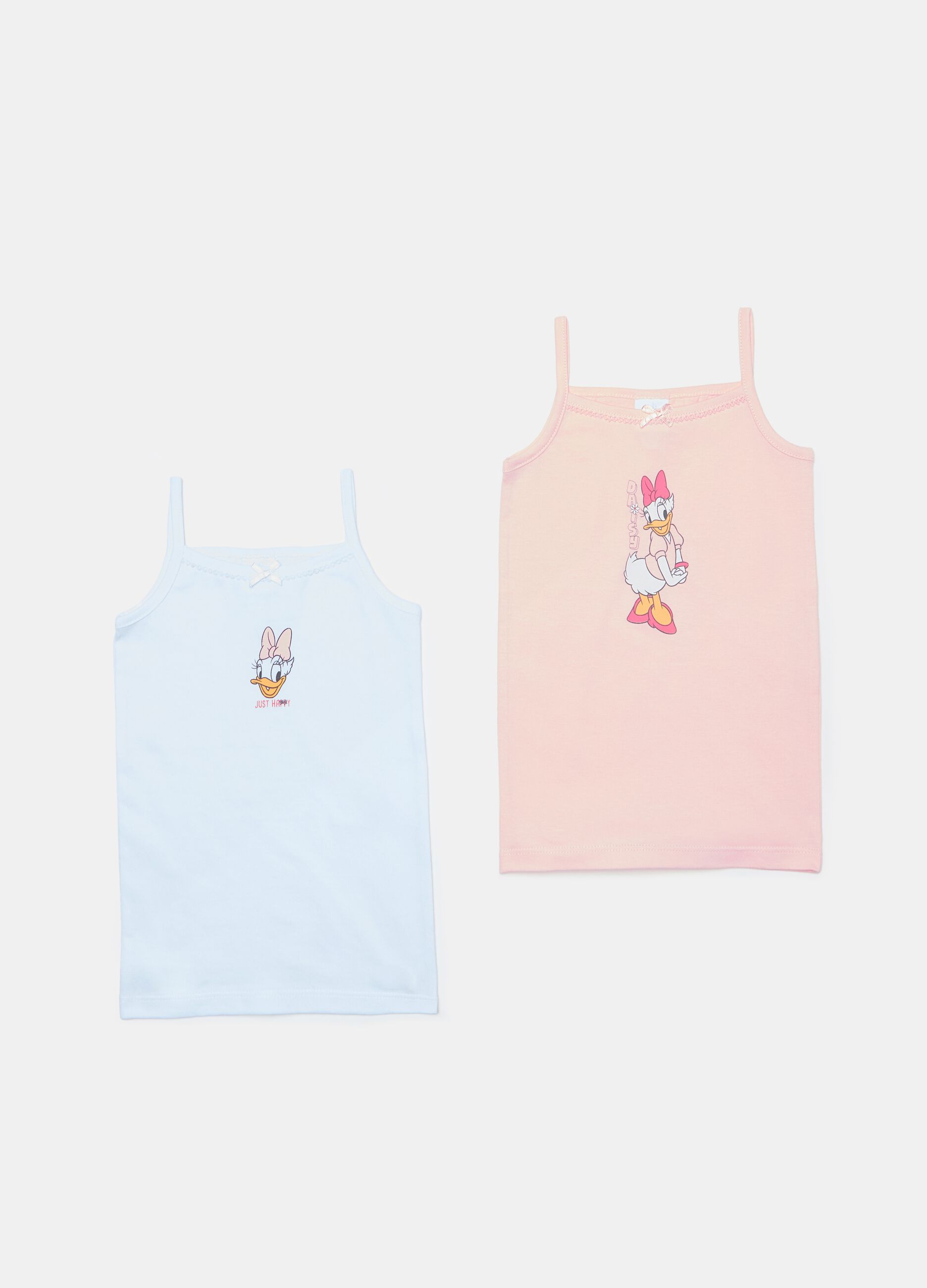 Two-pack Donald Duck 90 vests in organic cotton
