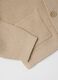 Beige Cotton Blend Children's Cardigan_3