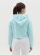 Crop sweatshirt with hood and print_1