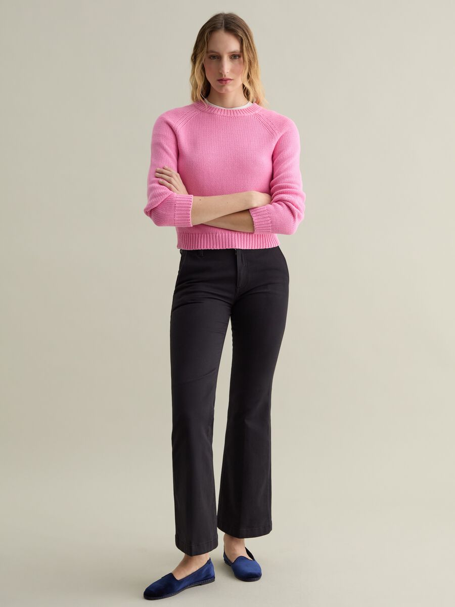 Cotton pullover with raglan sleeves_1