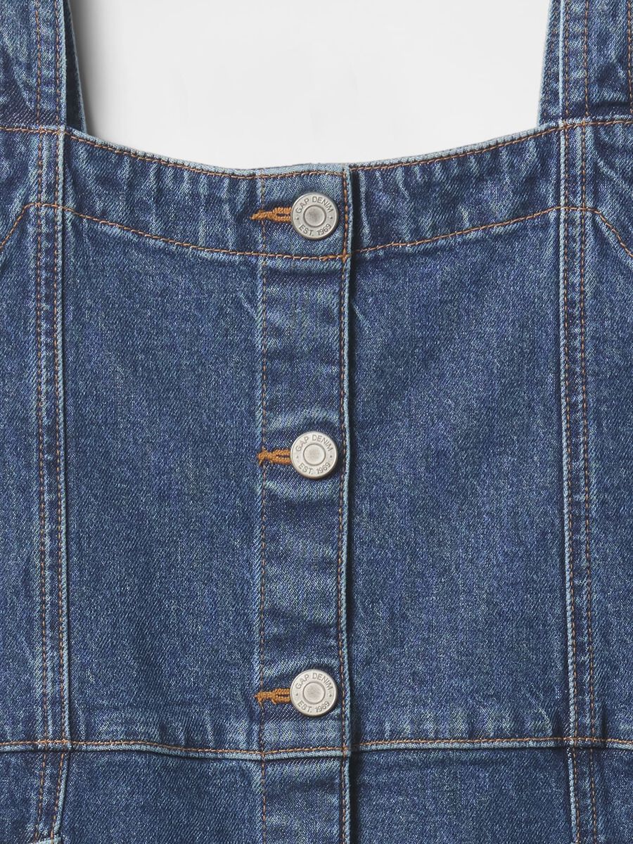 Denim Dress with Buttons_3