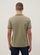 Green stretch cotton polo shirt, regular fit_2