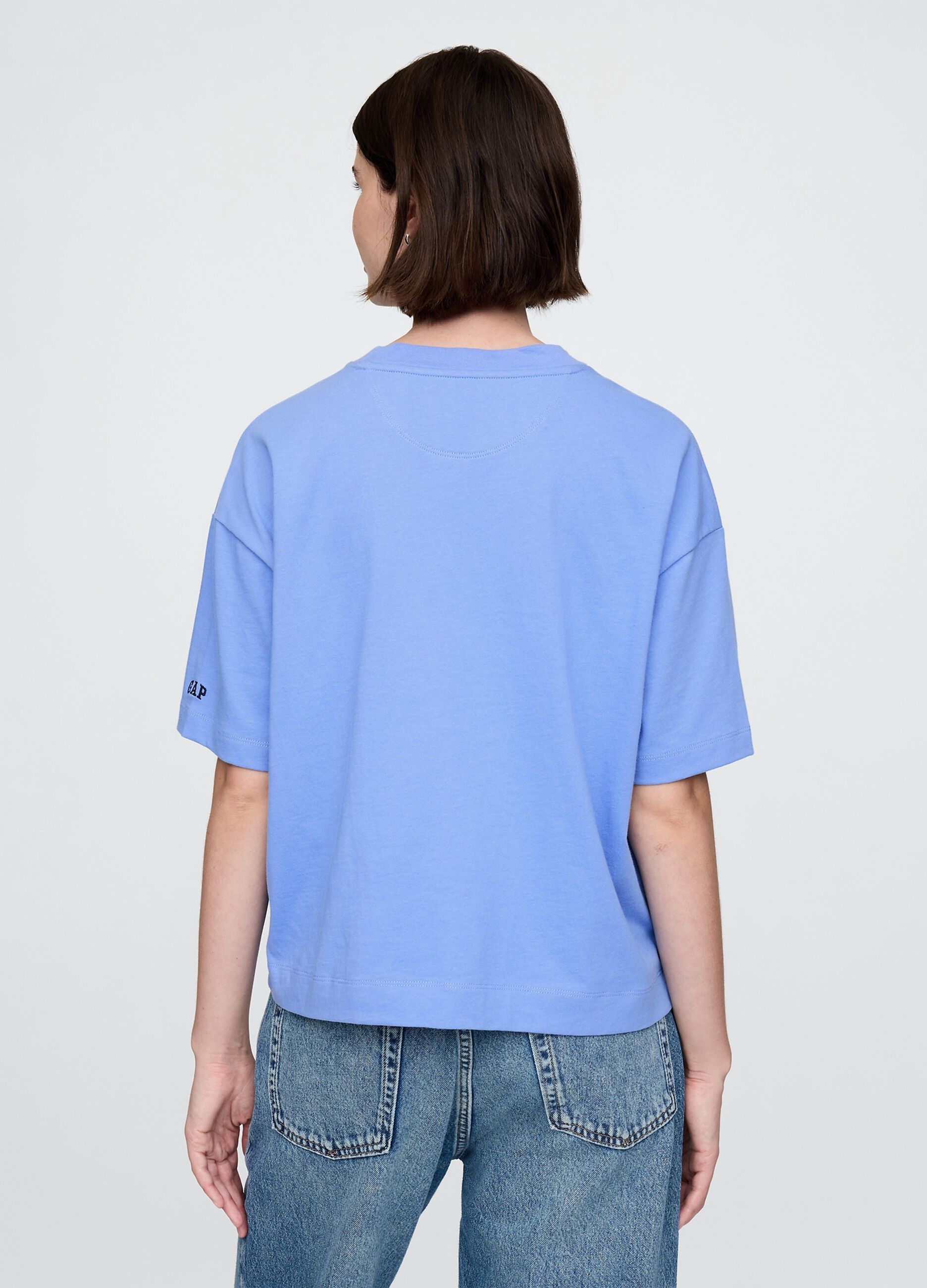 Gap Short Sleeve Blue Cotton T-shirt