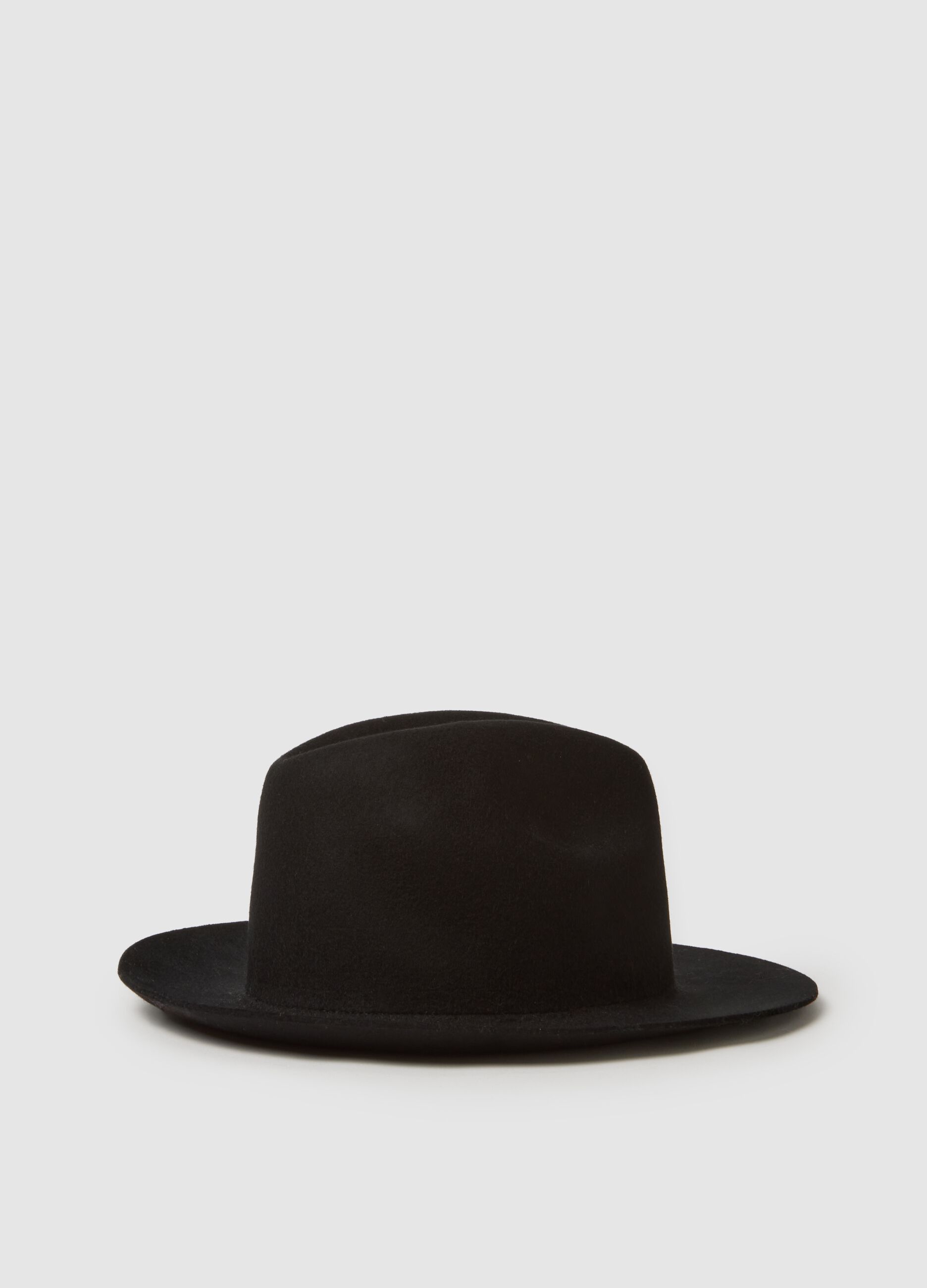 Black Jersey Fedora Hat