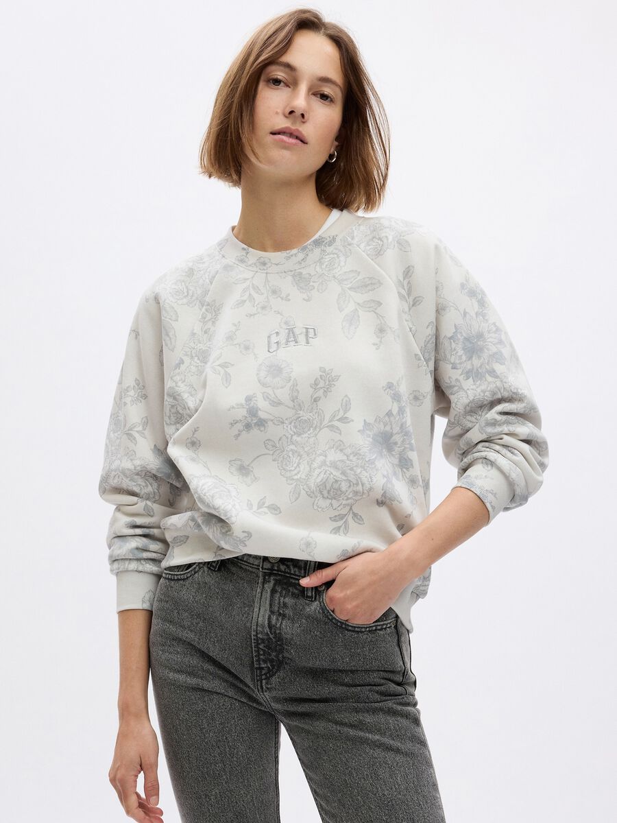 LoveShackFancy sweatshirt with raglan sleeves_0