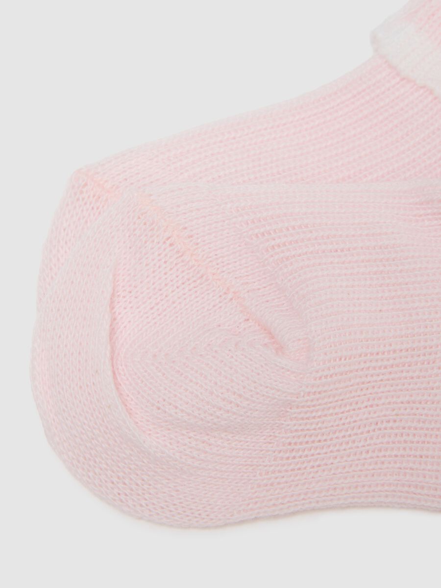 Set bipack calze da neonata in misto cotone multicolor corte_1