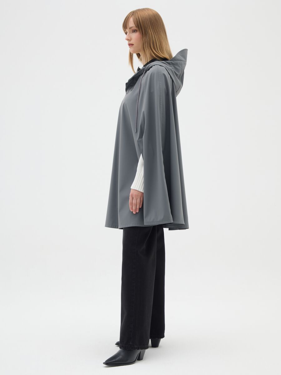 Grey waterproof jacket regular fit_0