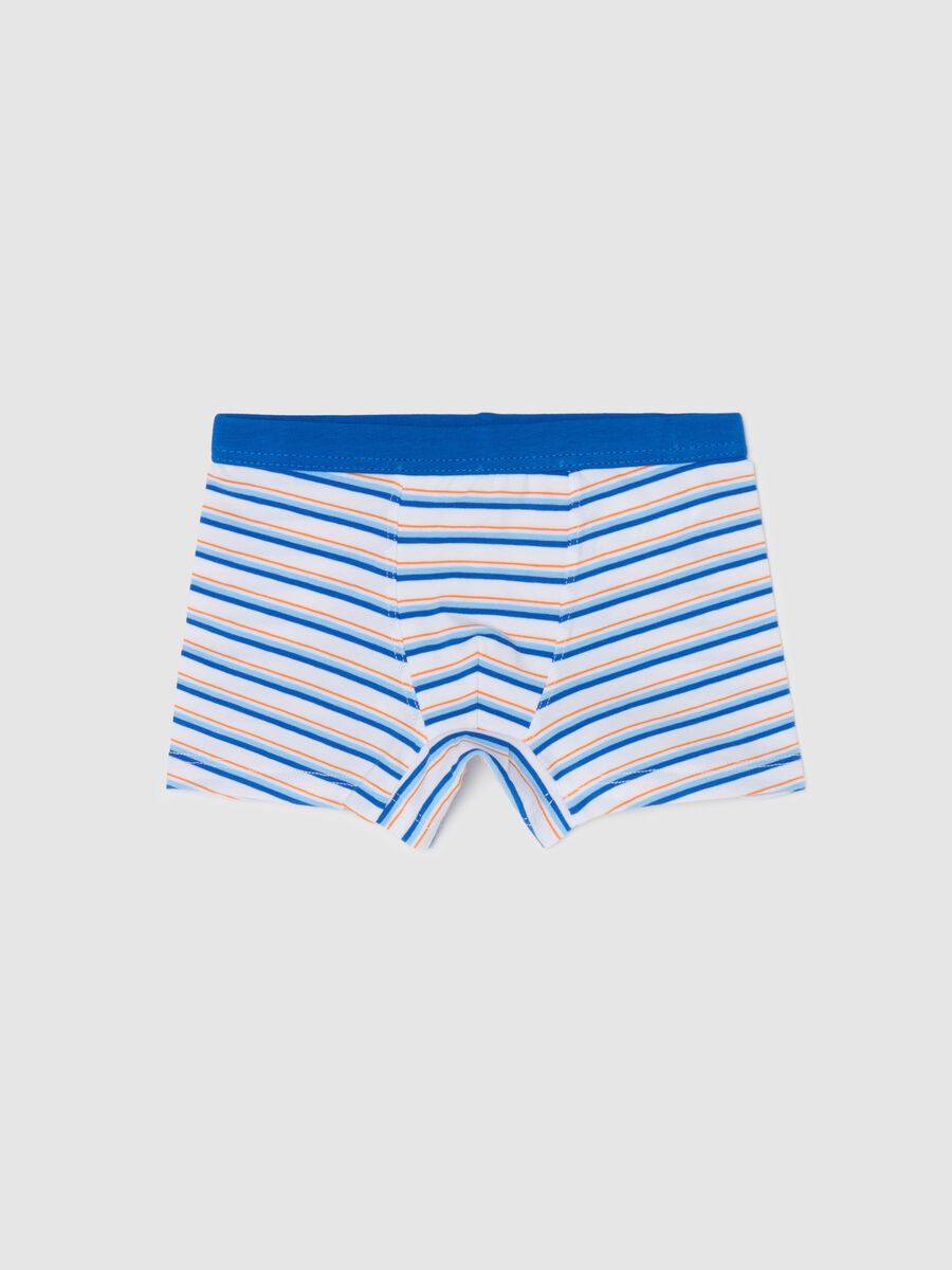 Striped boxers in stretch cotton_0