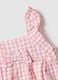 Multicolour check pure cotton dress for baby girls regular fit_2
