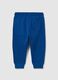 Kids' blue cotton jogger trousers regular fit_1