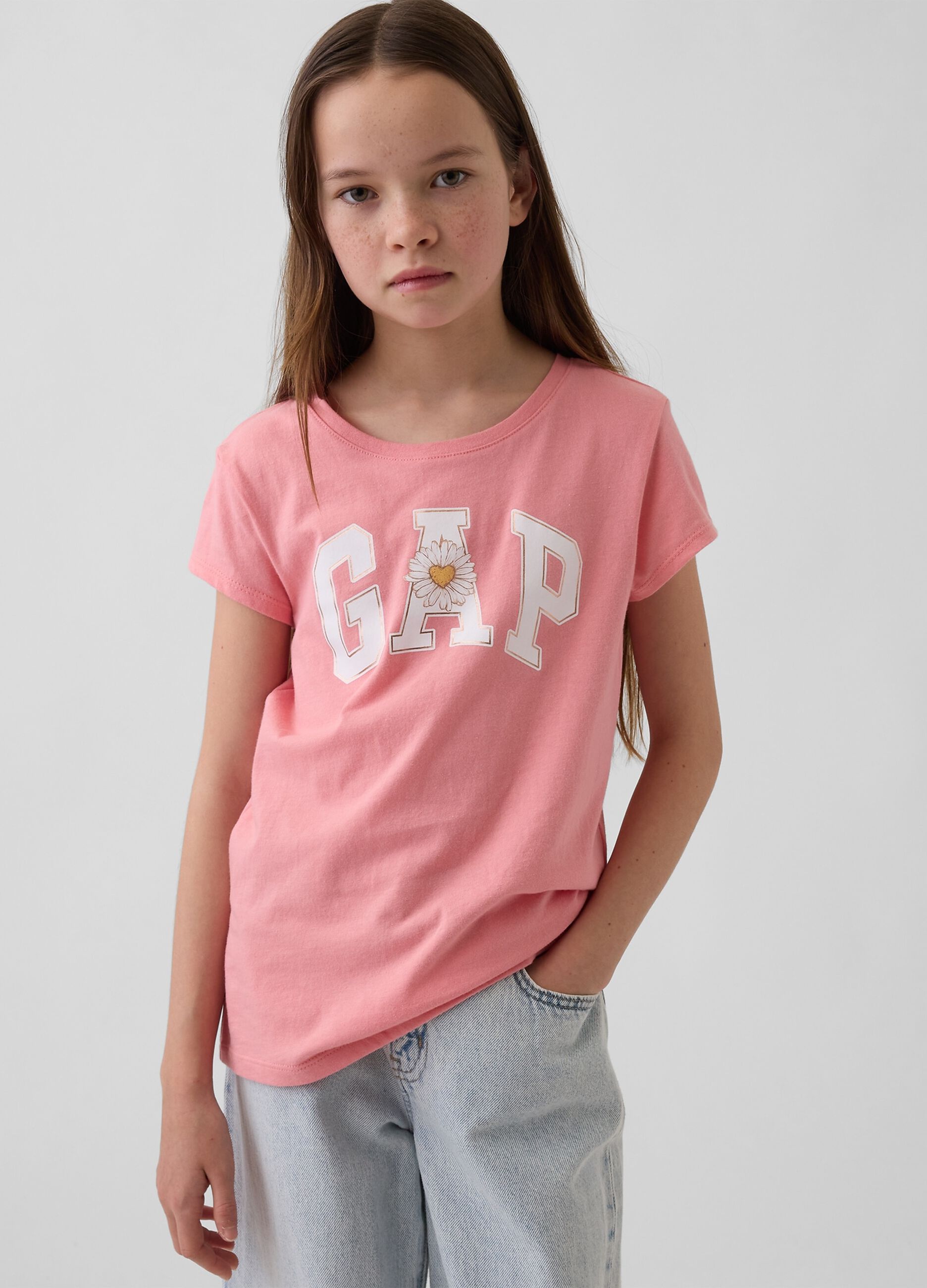 Short-sleeve pure cotton T-shirt