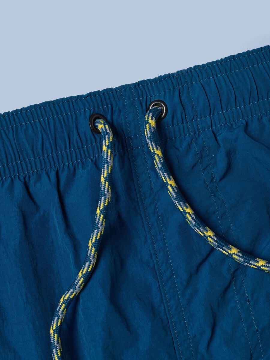 Costume boxer ALTAVIA SAILNG blu con vita elasticizzata_6