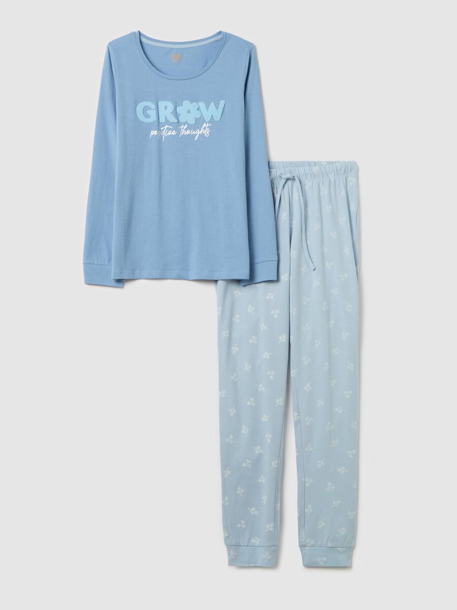 Long pyjamas with bouclé application_4