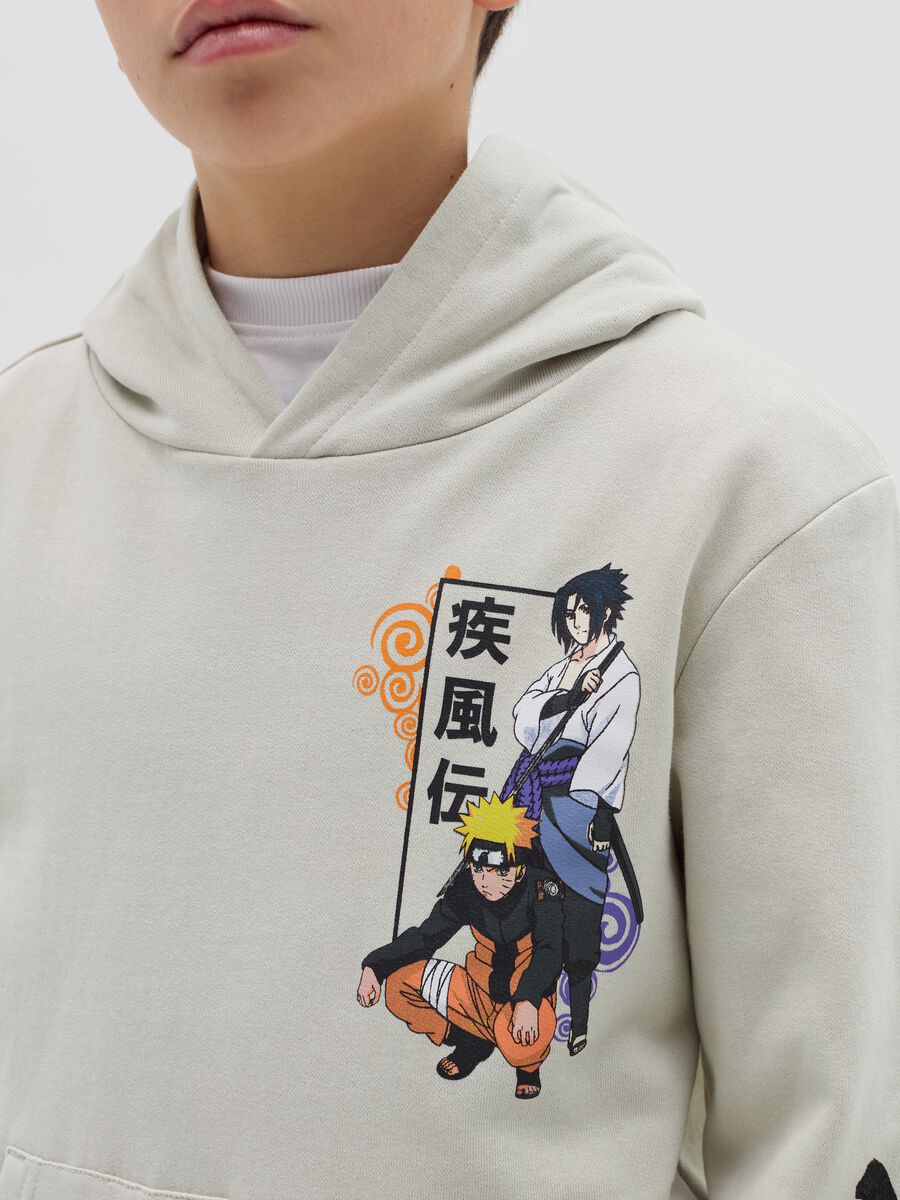 Sweatshirt with hood and Naruto print_1
