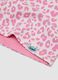 Pink stretch cotton girls&rsquo; scarf with Lilo & Stitch pattern_1
