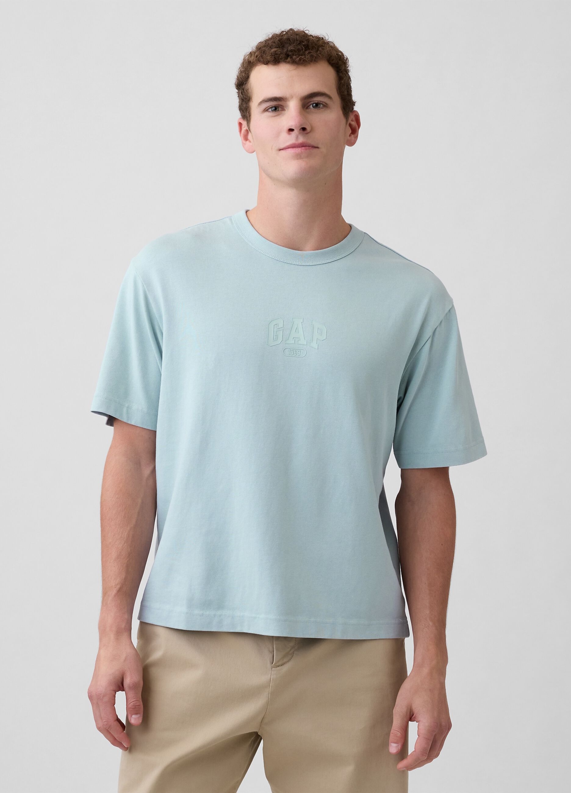 Pure cotton short-sleeve T-shirt