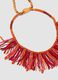 Multicolour beaded necklace with tassels_2