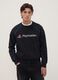 Black cotton-blend sweatshirt with PlayStation print_1