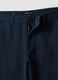 Pantaloni chino blu in puro cotone barrel fit_5