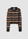 Multicolour regular-fit stretch wool cardigan_0