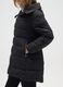 Black padded jacket with hood_3