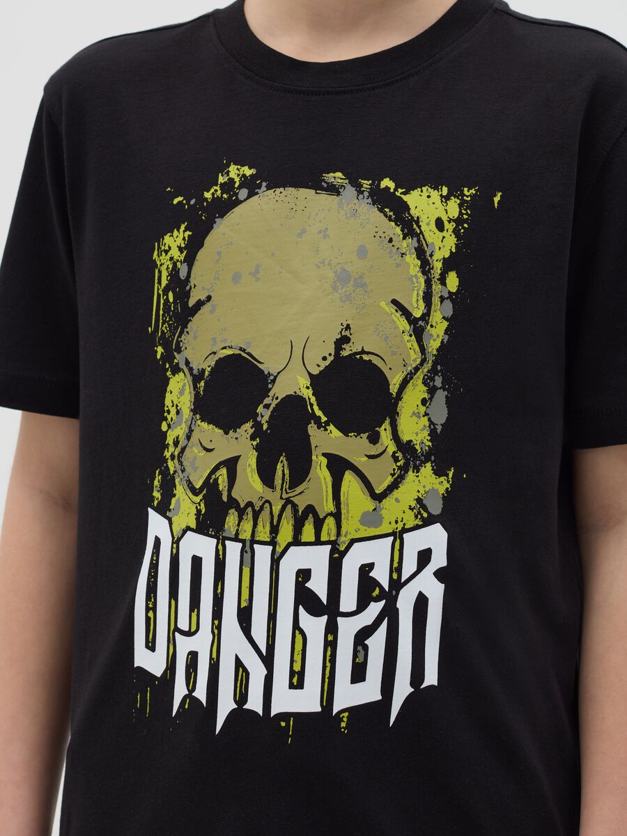 Cotton T-shirt with print_1