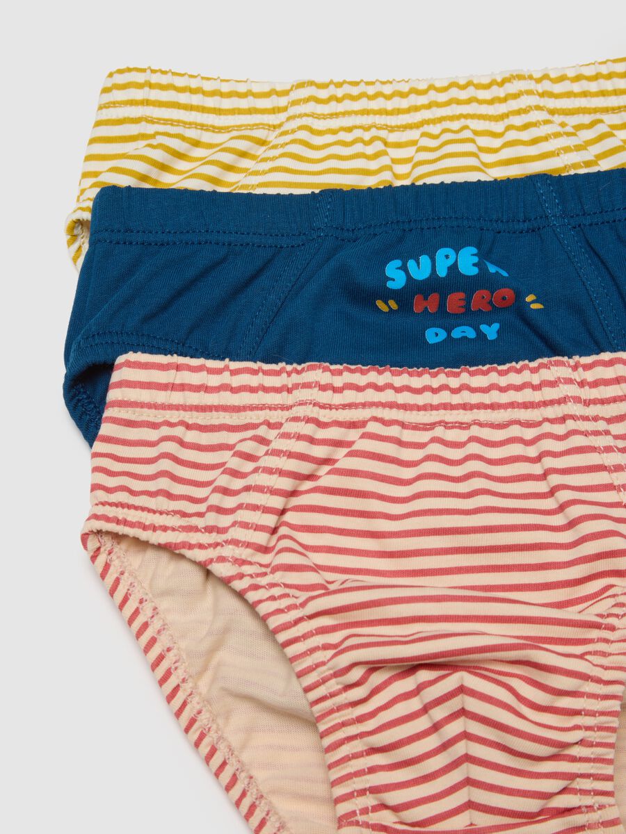 Multipack of baby multicolour pure cotton regular fit briefs_3