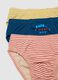 Multipack of baby multicolour pure cotton regular fit briefs_3