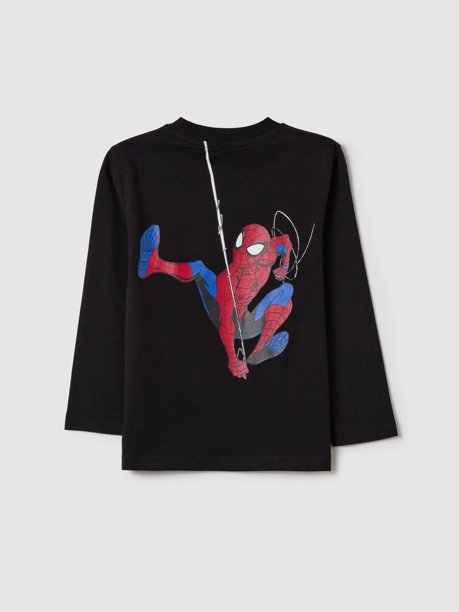Long-sleeved T-shirt with Spider-Man print_1