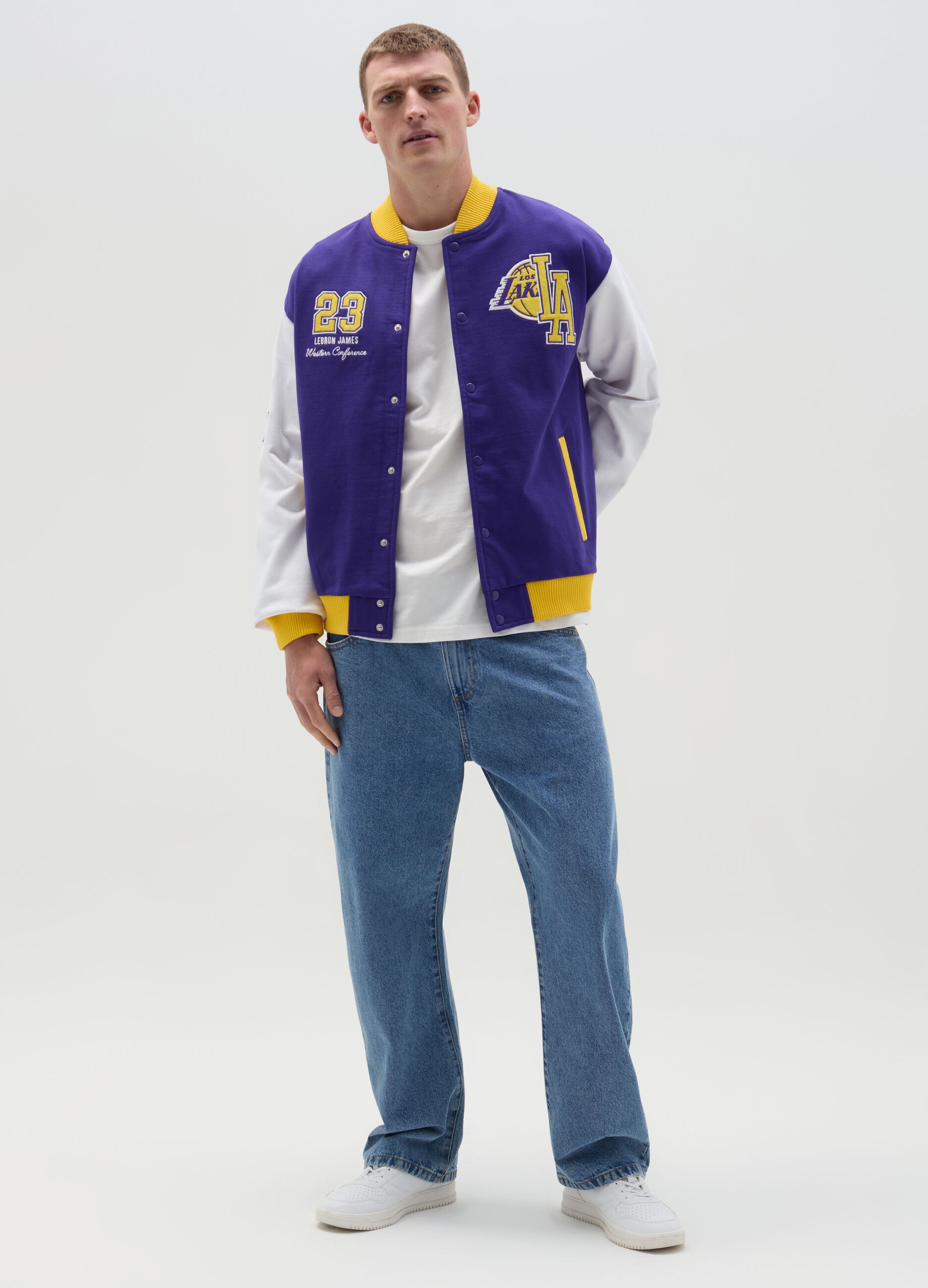 Ovs Felpa varsity NBA Los Angeles Lakers