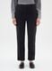 Black Slim Elasticated Trousers_1