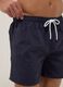 Blue regular-fit swim shorts with drawstring_3