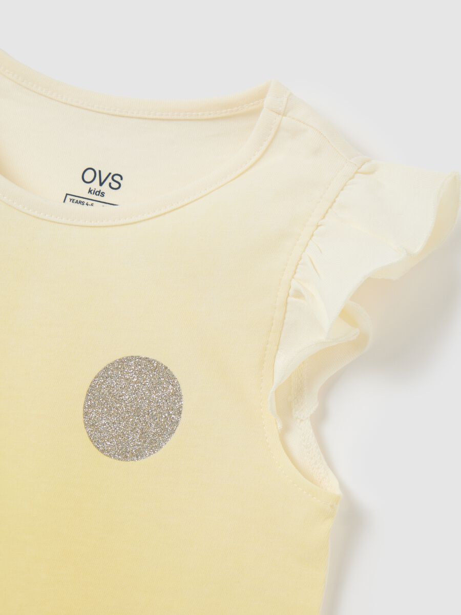 Girl's multicolour pure cotton T-shirt standard fit with prints_2