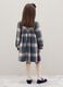 Girls' Multicolour Checked Flannel Dress - Regular Fit_1
