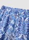 Blue pure cotton trousers with all-over print_5