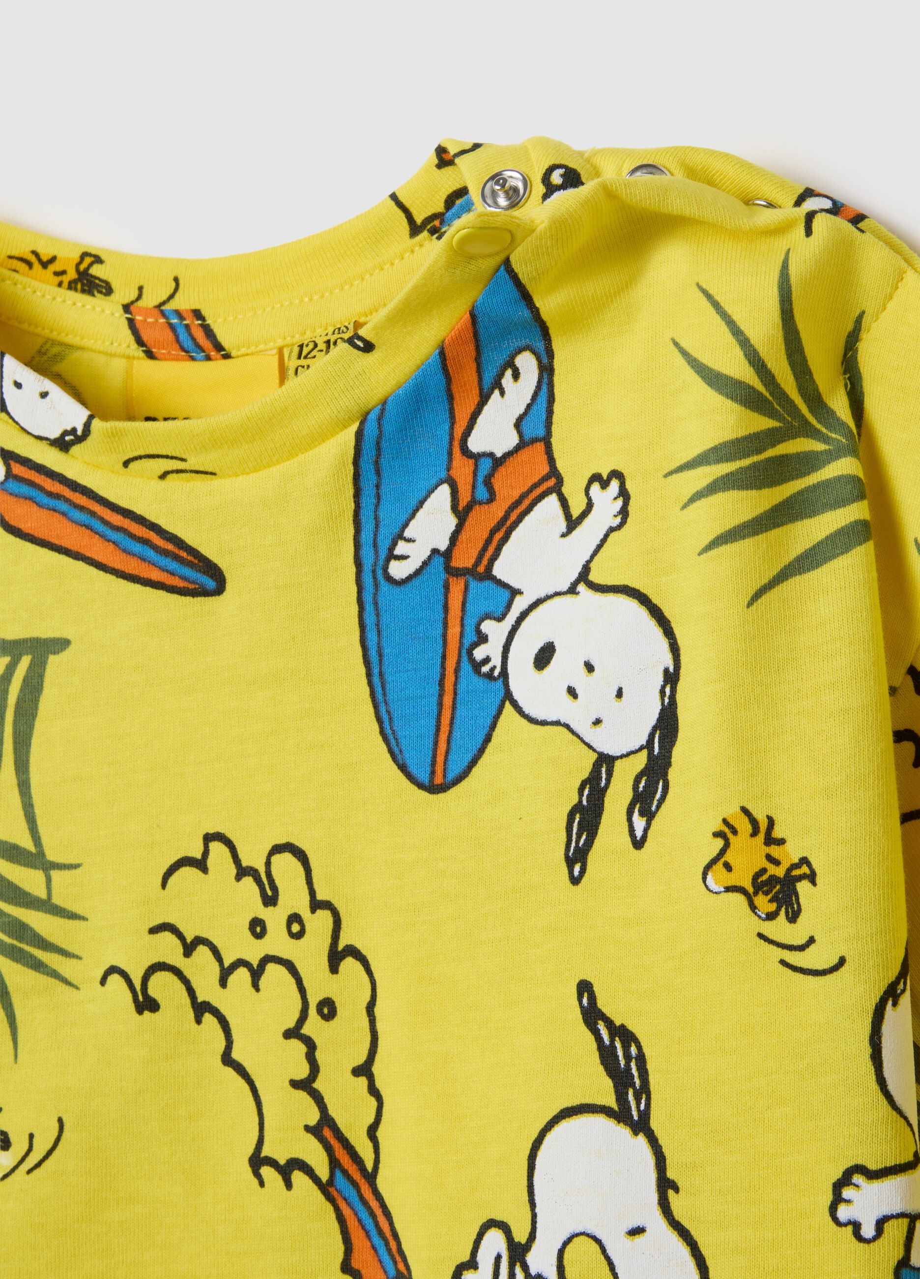 Yellow pure cotton summer set for children