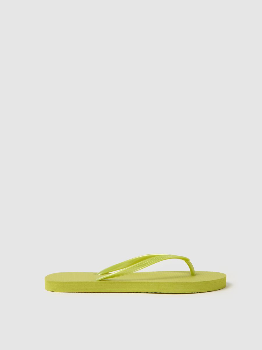 Women’s flip-flop in mixed green material_0