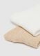 Baby girl's long socks tripack in multicolour cotton blend_2