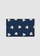Blue stretch organic cotton Mickey print scarf for baby boy_0