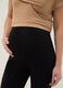 Black Skinny Fit Maternity Leggings in Stretch Viscose_3