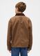 Brown Cotton Jacket for Boys_1